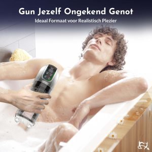 Automatische Masturbator voor mannen — Max Zwart editie