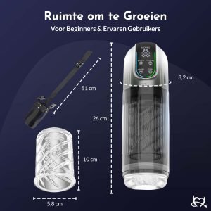 Automatische Masturbator Max Zwart — productdetails