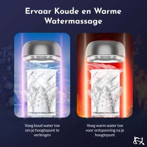 Automatische Masturbator Max Zwart in gebruik