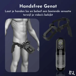 Automatische Masturbator Max met verstelbare strap voor handsfree gebruik – Toys Hub
