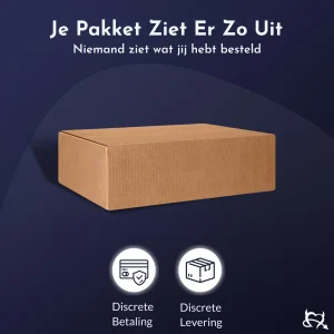 Discrete verpakking en levering van de Automatische Masturbator Max van Toys Hub