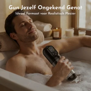 Waterproof Automatische Masturbator Max in bad – realistisch genot voor mannen